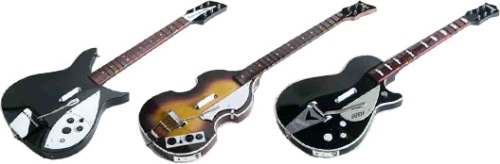 The Beatles: Rock Band guitars
